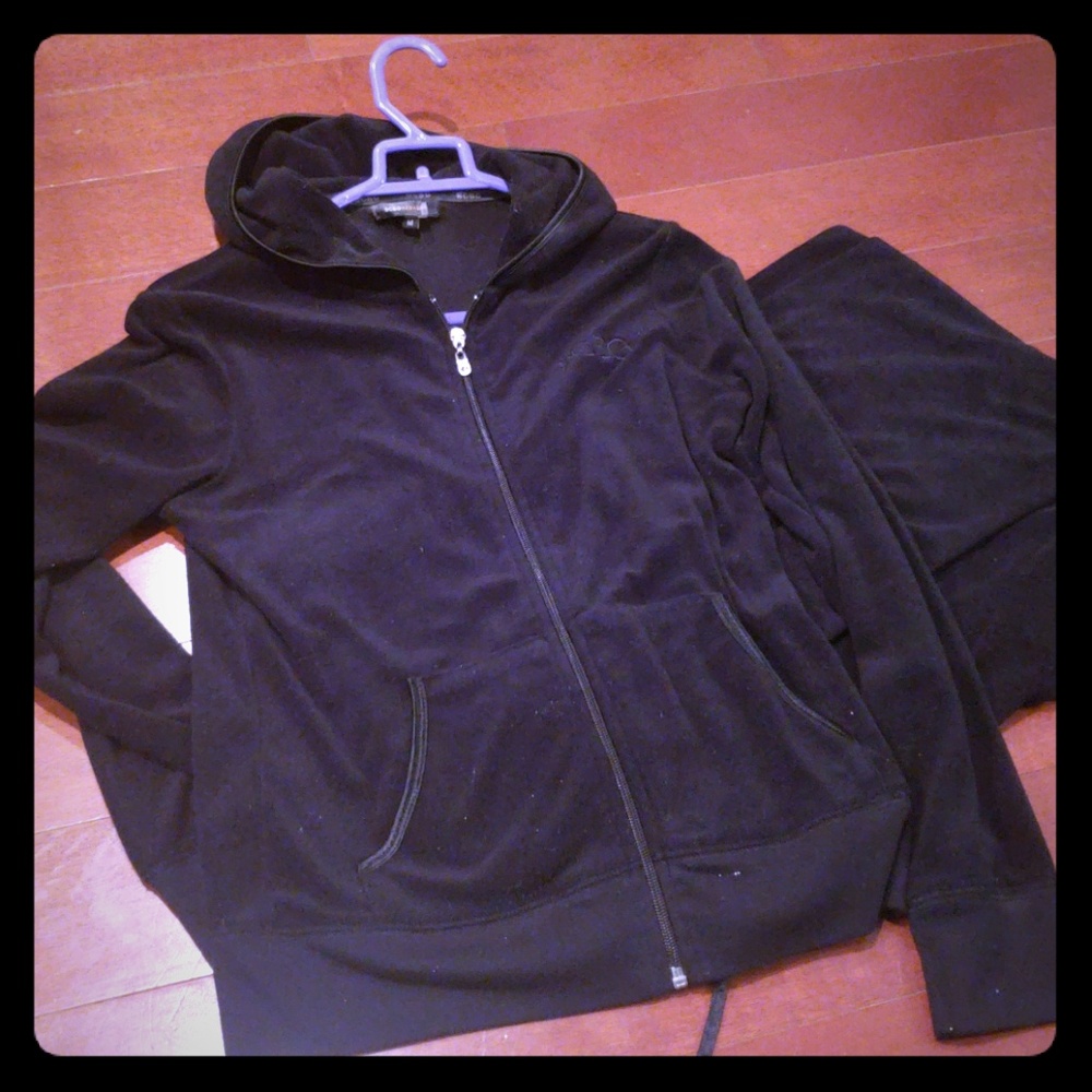 Bcbg soft black pantsuit tracksuit